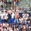 Andrei-Theodor Proca, susținut de întreaga delegație a României în finala de 1500m liber, la Europenele de la Paris (FOTO: Raed Krishan / GOLAZO.ro)