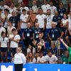 Andrei-Theodor Proca, susținut de întreaga delegație a României în finala de 1500m liber, la Europenele de la Paris (FOTO: Raed Krishan / GOLAZO.ro)