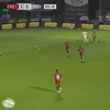 Dennis Man, ratare imensă în meciul Excelsior - PSV 1-2. Foto: captură YouTube / @PSV