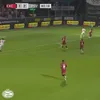 Dennis Man, ratare imensă în meciul Excelsior - PSV 1-2. Foto: captură YouTube / @PSV