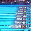 Nikita Sheremet a câștigat aurul în proba de 50 de metri liber. Foto: captură TVP Sport