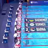Nikita Sheremet a câștigat aurul în proba de 50 de metri liber. Foto: captură TVP Sport