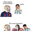 „Salut, vrei să vii la Barcelona?”. „Sigur!”. „Nu e interesat”