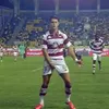 Petrolul - Rapid. Gestul lui Dobre după ce a înscris. Foto: captură Prima Sport 1