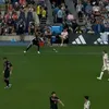 Momentul în care Messi l-a lovit pe Quinn Sullivan / foto: capturi video X/USMNT Only