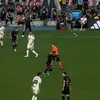 Momentul în care Messi l-a lovit pe Quinn Sullivan / foto: capturi video X/USMNT Only