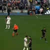 Momentul în care Messi l-a lovit pe Quinn Sullivan / foto: capturi video X/USMNT Only