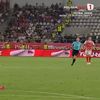 Eliminarea lui Alexandru Musi din meciul Dinamo - U Cluj. Foto: captură Prima Sport 1