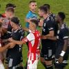 Eliminarea lui Alexandru Musi din meciul Dinamo - U Cluj. Foto: captură Prima Sport 1