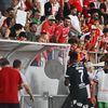 Cristiano Bergodi, eliminat după meciul Dinamo - U Cluj. Foto: Raed Krishan/GOLAZO.ro