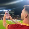 Alin Fică a sărbătorit victoria cu FCSB alături de coechipieri (FOTO: captură video Instagram @cfrclujofficial)