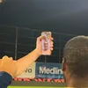 Alin Fică a sărbătorit victoria cu FCSB alături de coechipieri (FOTO: captură video Instagram @cfrclujofficial)