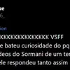 Dar acum m-a cuprins curiozitatea să aflu de ce Neymar a decis să răspundă la TOATE videoclipurile lui Sormani din ultima vreme. Nici măcar la cele ale lui Neto și Casagrande nu a răspuns atât de mult (FOTO: captură X)