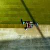Gazonul de pe Arena Națională este schimbat. Foto: captură video/Primăria Municipiului București