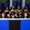 Rapperul Sfera Ebbasta a fost însoțit de 10 femei la Inter - Napoli. Foto: Imago