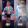 Miss Argentina, pe scena Miss World 2026, într-o rochie cu poze cu Messi (foto: instagram)