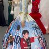 Miss Argentina, pe scena Miss World 2026, într-o rochie cu poze cu Messi (foto: instagram)