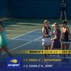 Jelena Ostapenko a răbufnit după meciul de dublu de la US Open (FOTO: captură video X)