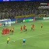 AEK Atena - LASK Linz. Golul spectaculos al lui Răzvan Marin. Foto: captură Prima Sport
