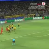 AEK Atena - LASK Linz. Golul spectaculos al lui Răzvan Marin. Foto: captură Prima Sport