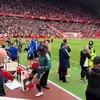 Criza de nervi a lui Alisson Becker / foto: capturi video X/The Final Whistle