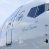 Aeronava Boeing 737 MAX „Mircea Lucescu”, intrată în flota TAROM după aproximativ 20 de ani. Foto: TAROM