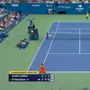 Momentul în care Rybakina a învins-o pe Aryna Sabalenka în finala US Open. Foto: captură X @WTA