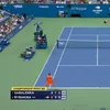 Momentul în care Rybakina a învins-o pe Aryna Sabalenka în finala US Open. Foto: captură X @WTA