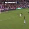 Lionel Messi, la golul cu numărul 99 pentru Inter Miami, în meciul cu Nashville. Foto: captură YouTube @MLS