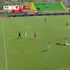 Momentul în care Gabriel Charpentier s-a accidentat în meciul FC Argeș - FC Botoșani. Foto: captură Prima Sport