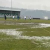 În disputa cu Viitorul Onești, ACS Campionii Galați a trimis redacției GOLAZO.ro imagini de arhivă cu terenul impracticabil de la un meci disputat în decembrie 2024 la Onești. (Foto: Ionuț Niculcea)