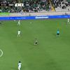Ionuț Radu, învins de un gol spectaculos în Omonia Nicosia - Celta Vigo. Foto: captură Prima Sport.