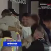 Familia Șucu, în culmea fericirii după golul marcat de Andrei. Foto: captură Prima Sport