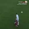 Eliminarea lui Răzvan Creț după faultul asupra lui Braun. Foto: captură Prima Sport 1