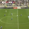 Primul gol marcat de Vladislav Blănuță pentru Lechia Gdansk. Foto: captură YouTube/TVP Sport