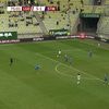 Primul gol marcat de Vladislav Blănuță pentru Lechia Gdansk. Foto: captură YouTube/TVP Sport