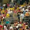 Torță aruncată de suporterii Farului FOTO Iosif Popescu/GOLAZO.ro