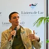David Popovici, la evenimentul organizat la Liziera de Lac. Foto: Raed Krishan / GOLAZO.ro