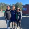 Marius Călin alături de familie (foto: arhiva personală)