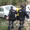 Conflictul dintre jucătorii de la Petrolul Hârtiești / foto: capturi video Muscel TV
