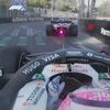 Incidentul între Hamilton și Lawson în MP al Azerbaidjanului. Foto: captură X/@F1