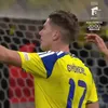 Golul lui Gyokeres dupa ce Ghita l-a scăpat din marcaj. Foto: Antena Sport 1