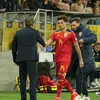 Ianis, înlocuit de selecționer în minutul 67