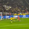 Momentul lui Ianis Hagi, după golul marcat de Man / foto: captură video X/Daily Foot Vibes