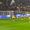 Momentul lui Ianis Hagi, după golul marcat de Man / foto: captură video X/Daily Foot Vibes