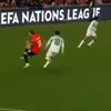 Faultul lui Bernardo Silva asupra lui Martin Odegaard în Norvegia - Portugalia Foto captură VIDEO X .jpeg