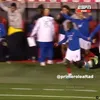 Reacția lui Zidane după golul marcat de Olise / foto: capturi video X
