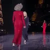 Nadia Comăneci, pe podium la Le Defile L’Oreal Paris. Foto: Instagram, @atubodycouture