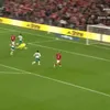Golul lui Rasmus Hojlund și celebrarea în stilul lui Cristiano Ronaldo. Foto: captură Prima Sport