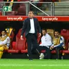 Gică Hagi, prăbușit în meciul cu Polonia. Foto: Raed Krishan/GOLAZO.ro